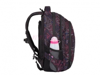 Studetnský batoh Bagmaster DIGITAL 7 A BLACK/PINK/BLUE