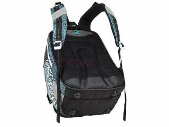 Školní batoh Bagmaster element 9 a turquoise/white/gray