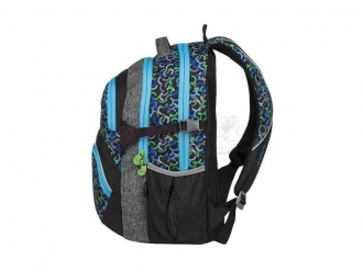 Bagmaster Školní batoh THEORY 9 E GREEN/BLUE/BLACK