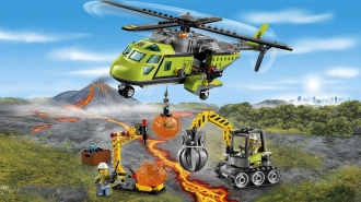 LEGO City 60123 Sopečná zásobovací helikoptéra