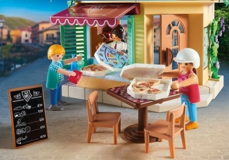 Playmobil City Life 70336 Pizzerie se zahrádkou