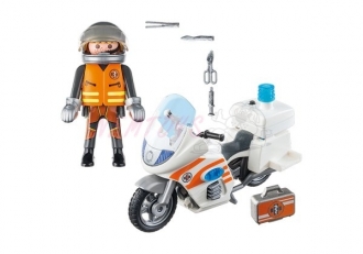 PLAYMOBIL® City Life 70051 Zásahový motocykl záchranářů se světly