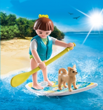 PLAYMOBIL® Special Plus 9354 Dívka s paddleboardem