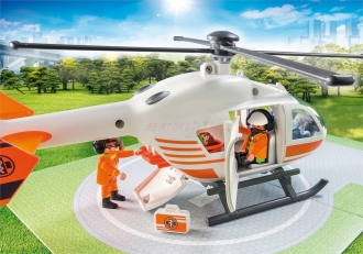 PLAYMOBIL® City Life 70048 Záchranářská helikoptéra