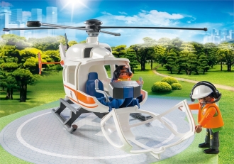 PLAYMOBIL® City Life 70048 Záchranářská helikoptéra