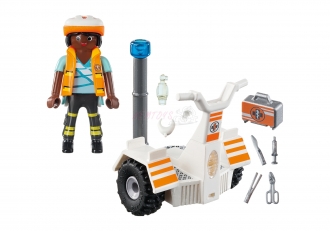 PLAYMOBIL® City Life 70052 Zásahová dvoukolka záchranářů se světly