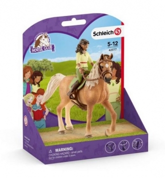 Schleich 42517 Černovláska Sarah a kůň Mystery