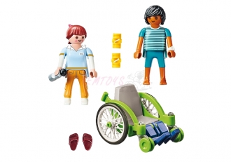 PLAYMOBIL® City Life 70193 Pacient na invalidním vozíku