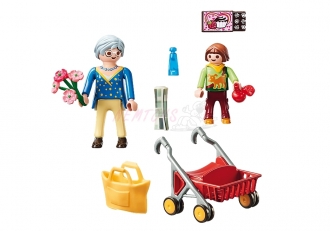 PLAYMOBIL® City Life 70194 Babička s chodítkem