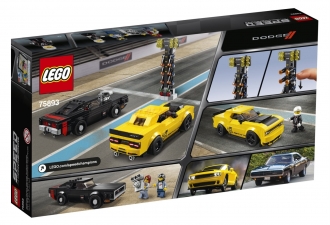 LEGO Speed Champions 75893 2018 Dodge Challenger SRT Demon a 1970 Dodge Charger