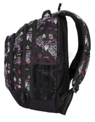 Studentský batoh Energy 7 E Black/Pink