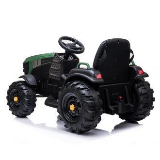 Dětské elektrický traktor s přívěsem, 12V, dva motory, MP3