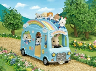 SYLVANIAN FAMILY Duhový školkový autobus