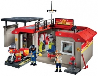 Playmobil 5663 přenosná požární stanice