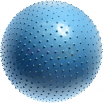 Míč gymnastický LIFEFIT Massage Ball 75cm modrý, nosnost 200 kg