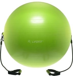 Gymnastický míč s expanderem LIFEFIT GYMBALL EXPAND 55 cm