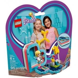 LEGO Friends 41386 Stephanie a letní krabička ve tvaru srdce