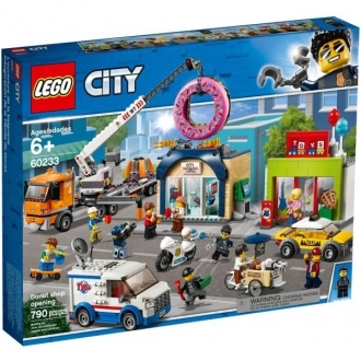 LEGO® City 60233 - Town Otevření obchodu s koblihami