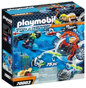 Playmobil 70003 Spy Team Ponorka