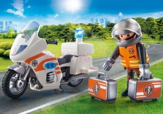 PLAYMOBIL® City Life 70051 Zásahový motocykl záchranářů se světly