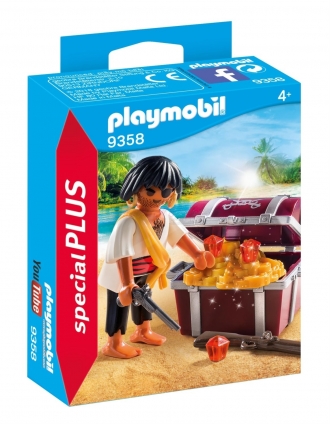 PLAYMOBIL® Special Plus 9358 Pirát s pokladem