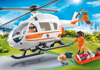 PLAYMOBIL® City Life 70048 Záchranářská helikoptéra