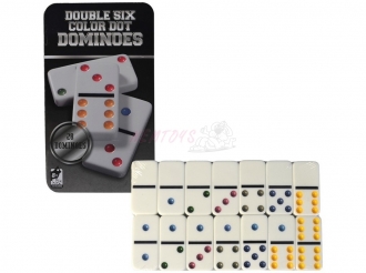 Domino v kovovém boxu 28 ks, 19x11cm