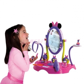 Toaletní stolek se zrcadlem Minnie Mouse s doplňky 42x52x27cm v krabici Walt Disney