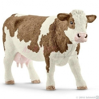 Schleich 13801 - kráva simmentálská