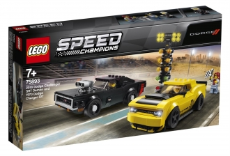 LEGO Speed Champions 75893 2018 Dodge Challenger SRT Demon a 1970 Dodge Charger