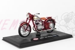 Jawa 250 Pérák Standard (1948) 1:18 - Tmavě Červená