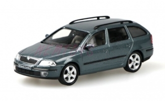 Abrex Škoda Octavia II Combi (2004) Šedá Graphite Metalíza 1:43