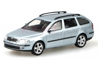 Abrex Škoda Octavia II Combi (2004) Šedá Stone Metalíza 1:43