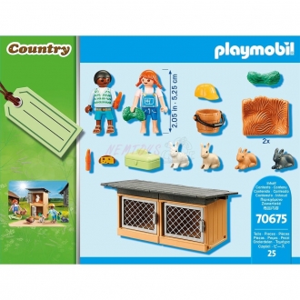 Playmobil® Country 70675 Dárkový set "Krmení králíčků"