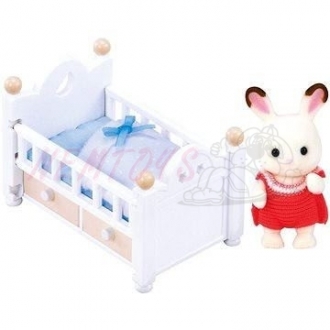 Sylvanian Families - Baby králík v postýlce